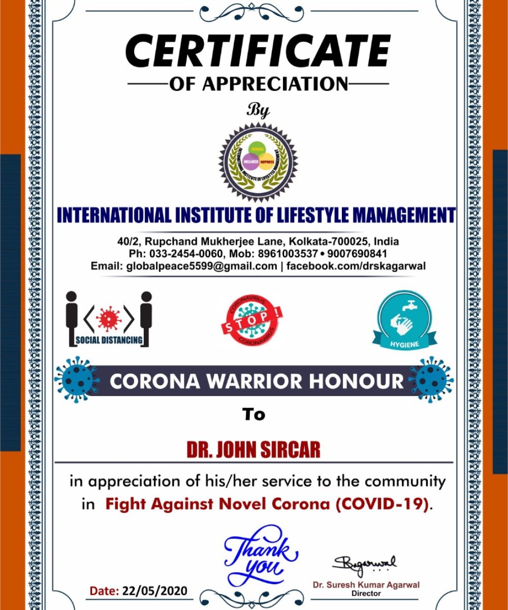 Covid-19 - May 2020 - Kolkatta